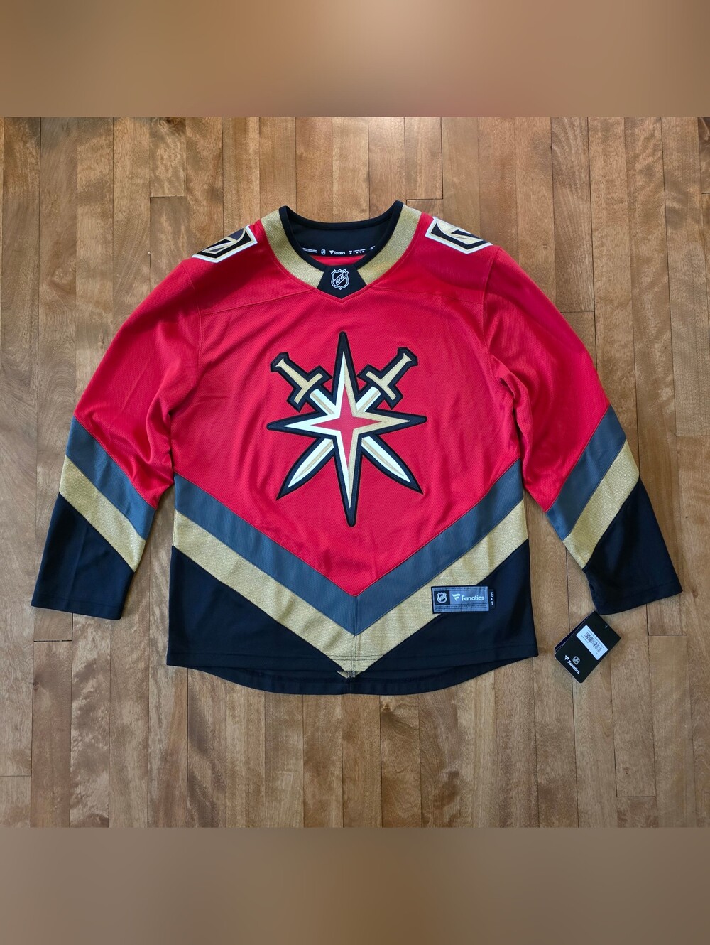 Vegas Golden Knights Fanatics Reverse Retro 1.0 Jersey Mens sz M NWT New